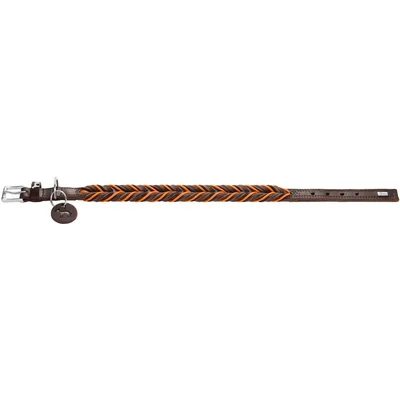 HUNTER Collier Solid Education Cord, marron/turquoise