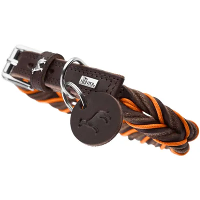 HUNTER Collier Solid Education Cord, marron/turquoise