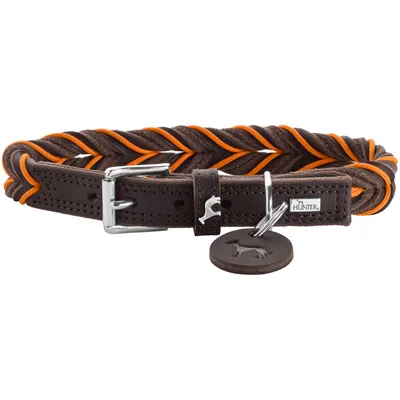 HUNTER Collier Solid Education Cord, marron/orange HUNTER Collier Solid Education Cord, marron/orange