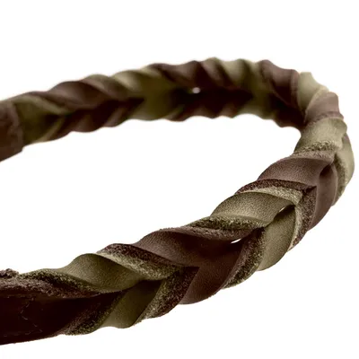 HUNTER Collier Solid Education Duo, brun foncé