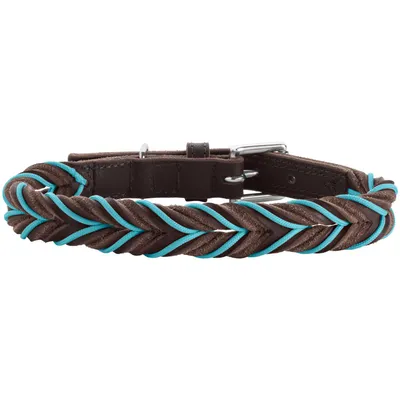 HUNTER Collier Solid Education Cord, marron/turquoise