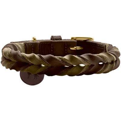 HUNTER Collier Solid Education Duo, brun foncé HUNTER Collier Solid Education Duo, brun foncé