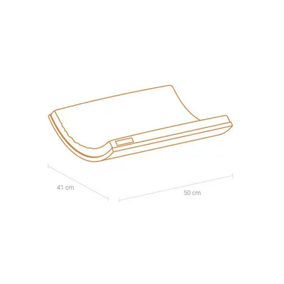 Bagane Etagère hamac chat design, bois noyer Kissa