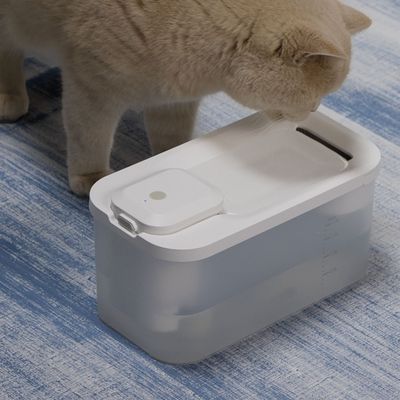 Bagane Fontaine à eau pour chat sans fil, silencieuse avec lampe UVC Akoi