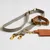 Bagane Collier chien réglable en coton bio avec boucle dorée Smuk