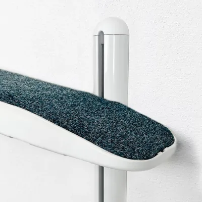 Bagane Arbre à chat mural design 2 plateformes, socle gris Moon