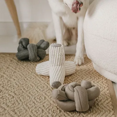 Bagane Jouet pour chien avec couineurs, forme tétrapode Breuuer