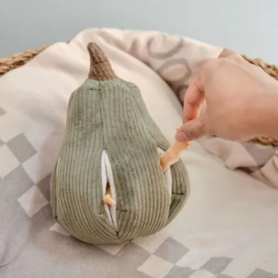 Bagane Jouet pour chien avec poches friandises, forme butternut Butt Bagane Jouet pour chien avec poches friandises, forme butternut Butt