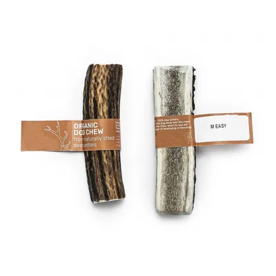 Bagane Bois de cerf pour chien naturel fendu à mâcher Jaja