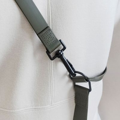 Bagane Extension de laisse 80cm avec mousqueton aviation en métal Mellem