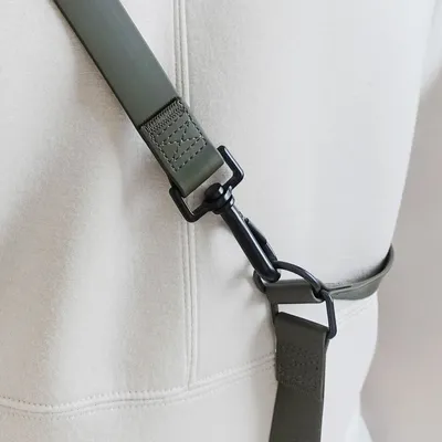 Bagane Extension de laisse 80cm avec mousqueton aviation en métal Mellem