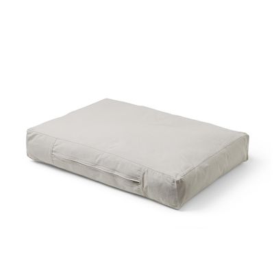 Bagane Coussin pour chien moelleux, en coton bio sable Hvad