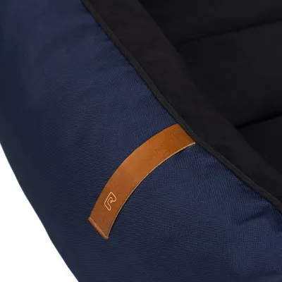 Bagane Panier chien design déhoussable, cordura bleu marine Kuma