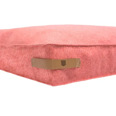 Bagane Coussin chien design et moelleux, corail Kaha