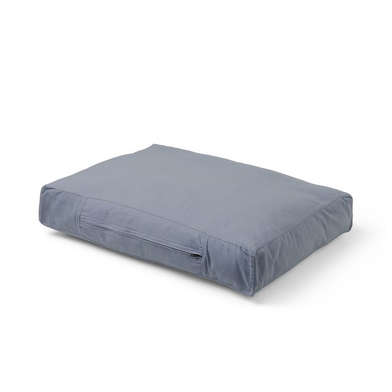 Bagane Coussin pour chien moelleux, en coton bio bleuet Hvad