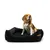 Bagane Panier grand chien / chat noir, écologique au toucher velours Ecow Bagane Panier grand chien / chat noir, écologique au toucher velours Ecow