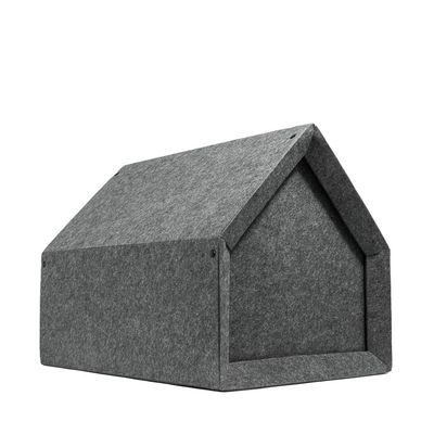 Bagane Niche d'intérieur chien / chat, design et écologique, gris Sanka