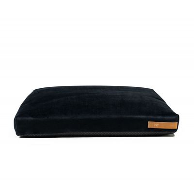Bagane Tapis chien / chat noir, écologique au toucher velours Muovi