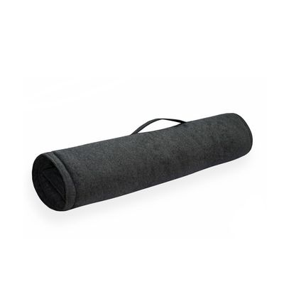 Bagane Tapis de voyage pour chien pliable en tissu gris anthracite Sarna