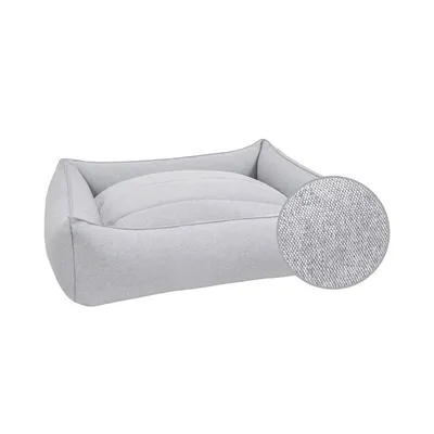 Bagane Panier luxe chien / chat en tissu gris clair Sutna Bagane Panier luxe chien / chat en tissu gris clair Sutna
