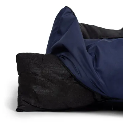 Bagane Panier chien design déhoussable, cordura bleu marine Kuma