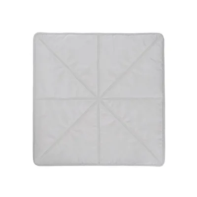 Bagane Tapis de voyage pour chien léger et imperméable, gris 85x85cm Orii