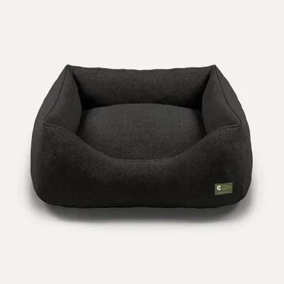 Bagane Panier chien / chat déhoussable en tissu noir Cesta Bagane Panier chien / chat déhoussable en tissu noir Cesta