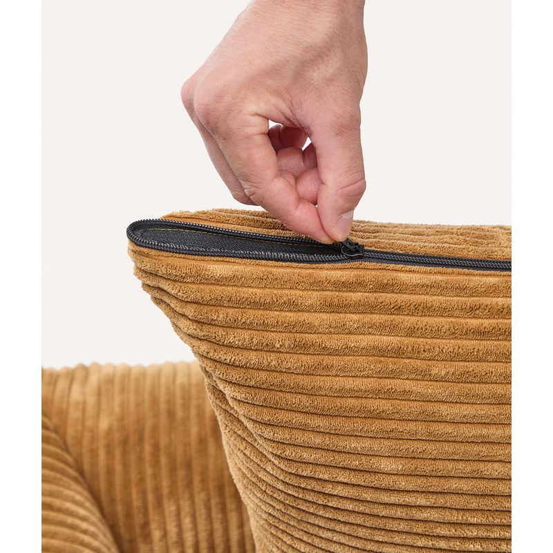 CAFIDE Panier en velours côtelé, SNOZY