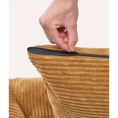 CAFIDE Panier en velours côtelé, SNOZY