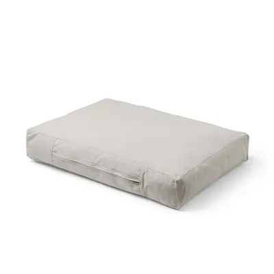 Bagane Coussin pour chien moelleux, en coton bio sable Hvad
