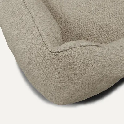 Bagane Panier chien / chat déhoussable en tissu beige Cesta