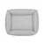 Bagane Panier déhoussable chien / chat en tissu gris clair Daya