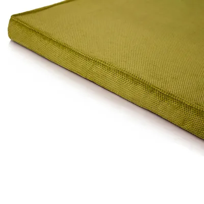 Bagane Tapis chien confortable en tissu vert olive Namaste