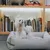 Bagane Panier déhoussable chien / chat en tissu gris clair Daya Bagane Panier déhoussable chien / chat en tissu gris clair Daya