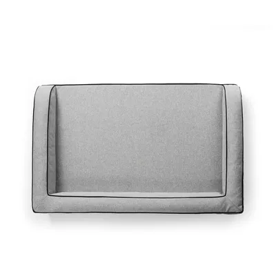 Bagane Coussin chien orthopédique à mémoire de forme, gris clair Sohva