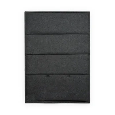 Bagane Tapis de voyage pour chien pliable en tissu gris anthracite Sarna Bagane Tapis de voyage pour chien pliable en tissu gris anthracite Sarna