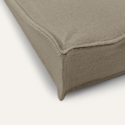 Bagane Lit pour chien / chat, déhoussable en tissu beige Quaddra