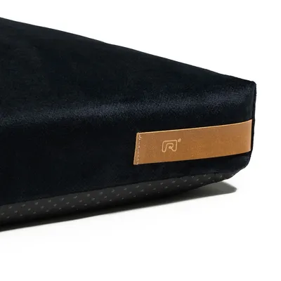 Bagane Tapis chien / chat noir, écologique au toucher velours Muovi