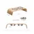 Bagane Set de 2 gamelles surélevées en acier, socle bois chêne Gero Bagane Set de 2 gamelles surélevées en acier, socle bois chêne Gero