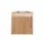 Bagane Set de 2 gamelles surélevées en acier, socle bois chêne Gero