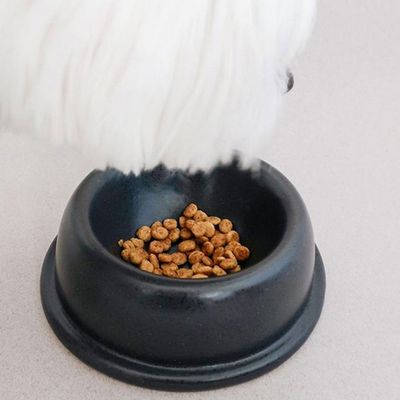 Bagane Gamelle ronde pour chien en céramique anthracite Comer