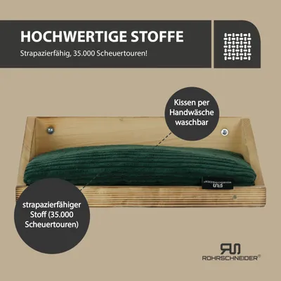 Rohrschneider Geflammte Kletteretage mit Kissen