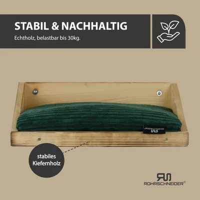 Rohrschneider Geflammte Kletteretage mit Kissen