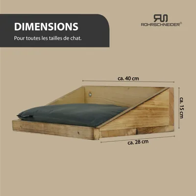 Rohrschneider Marche d'escalade flammée avec coussins