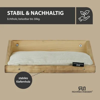 Rohrschneider Geflammte Kletteretage mit Kissen