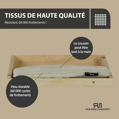 Rohrschneider Marche d'escalade flammée avec coussins