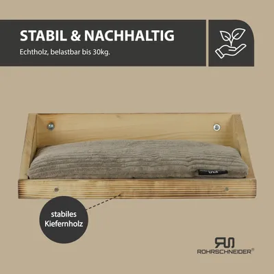 Rohrschneider Geflammte Kletteretage mit Kissen