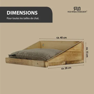 Rohrschneider Marche d'escalade flammée avec coussins