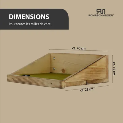 Rohrschneider Marche d'escalade flammée avec insert