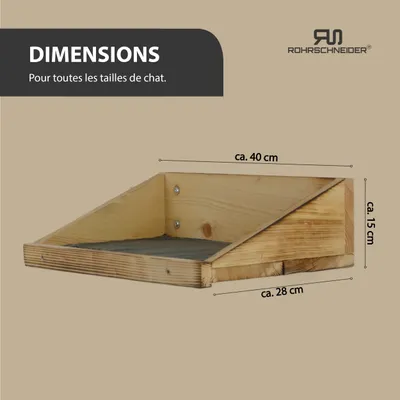 Rohrschneider Marche d'escalade flammée avec insert